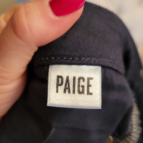 Paige Edgemont Jeans - Dark Blue Skinny Jeans - Picture 10 of 14